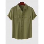 Solid Color Short Sleeves Shirt